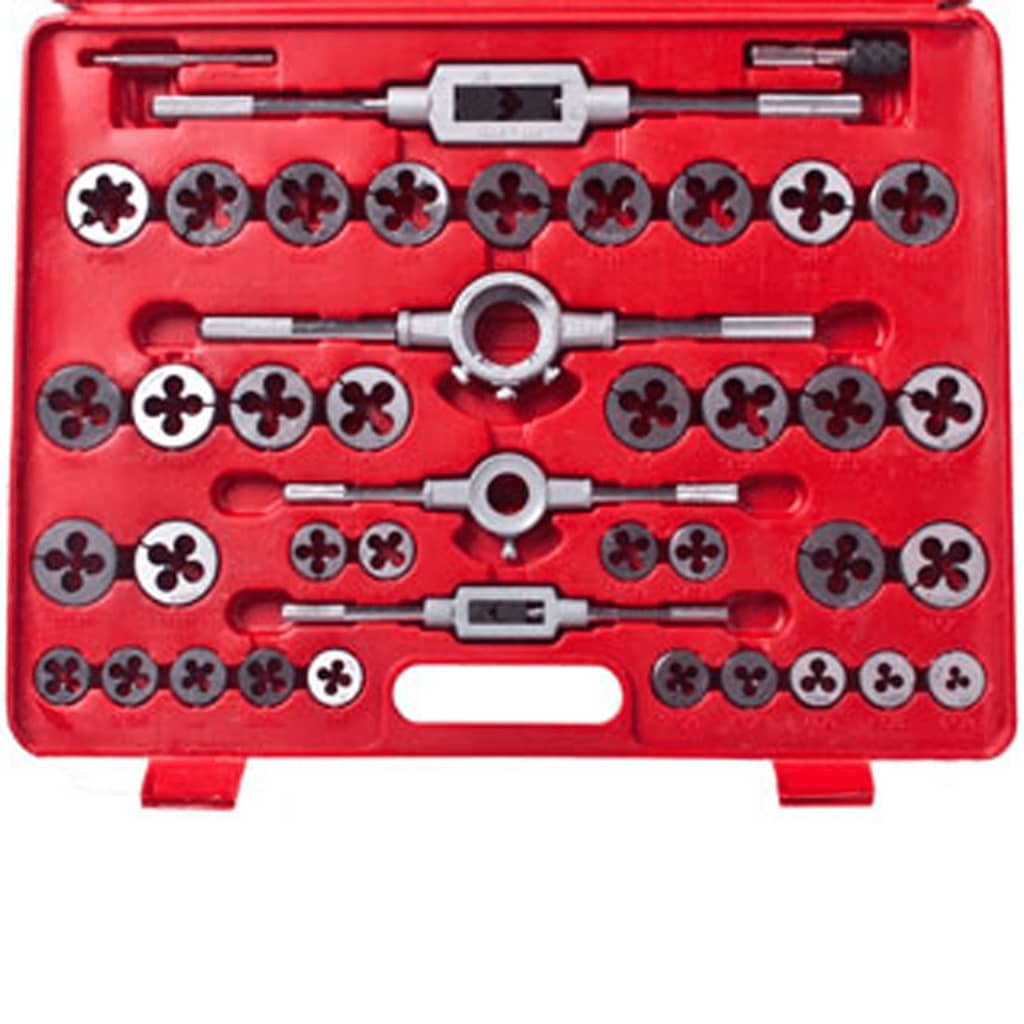 vidaXL Tap & Die Tool Set 111 piece