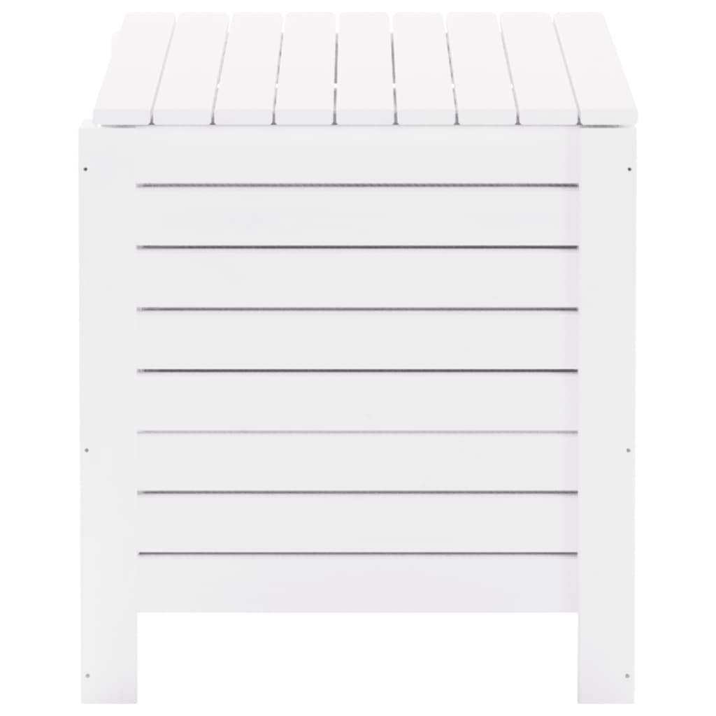 vidaXL Storage Box with Lid RANA White 60x49x54 cm Solid Wood Pine