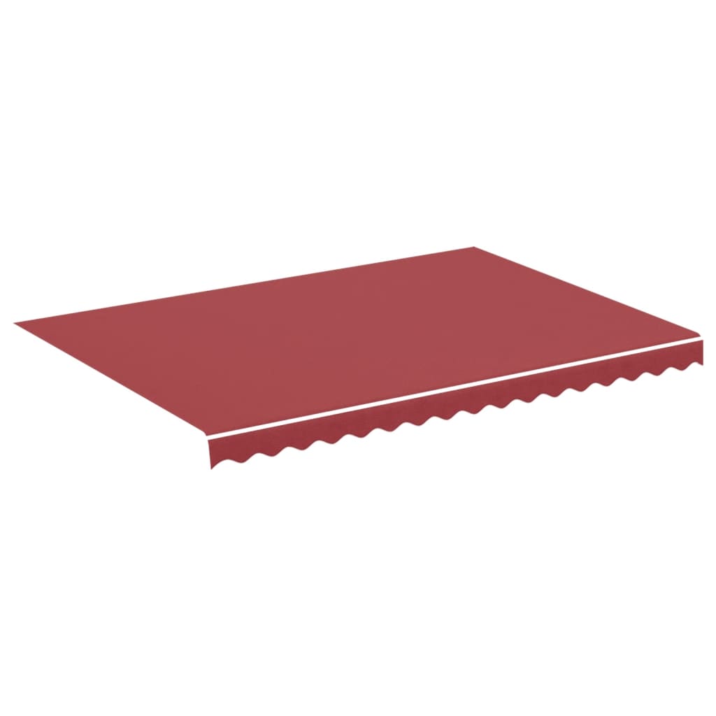 vidaXL Replacement Fabric for Awning Burgundy Red 3.5x2.5 m