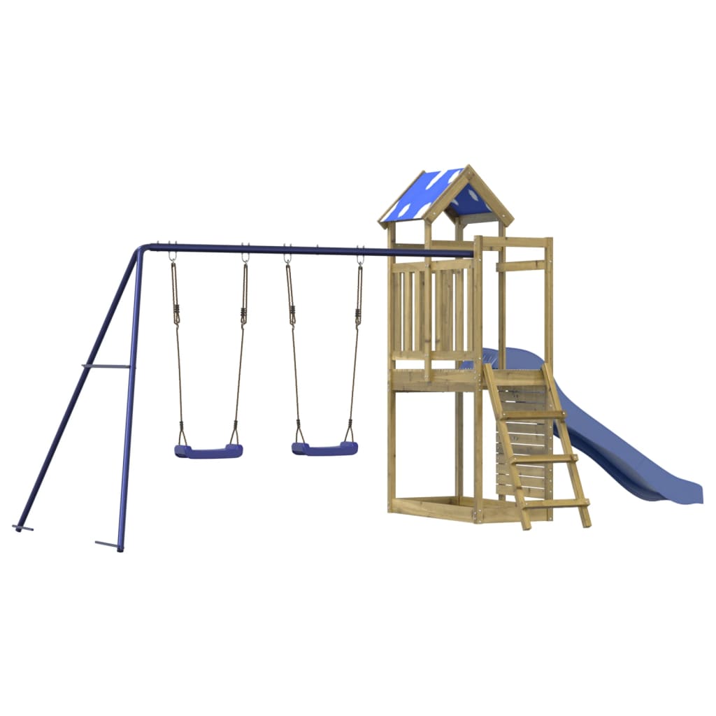 vidaXL Outdoor Playset Impregnated Wood Pine