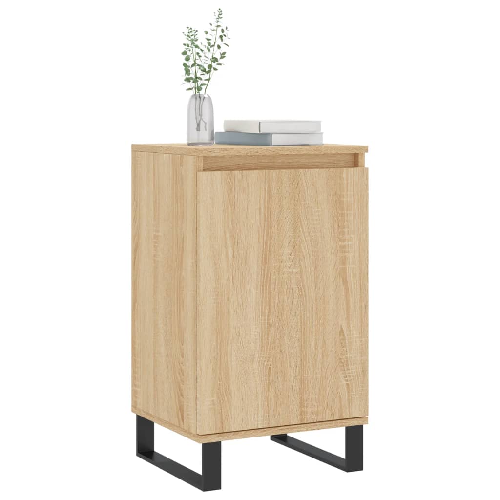 vidaXL Sideboards 2 pcs Sonoma Oak 40x35x70 cm Engineered Wood