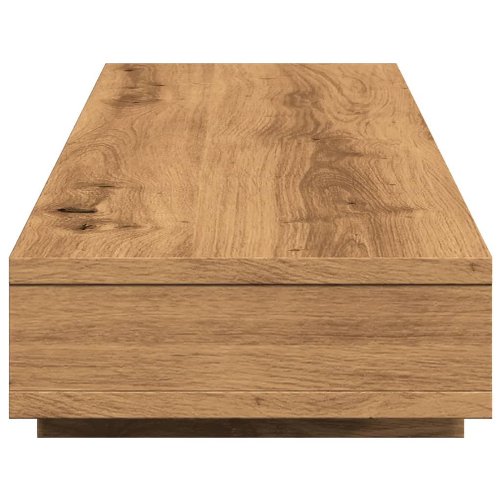 vidaXL Monitor Stand Artisian Oak 100x27x15 cm Engineered Wood