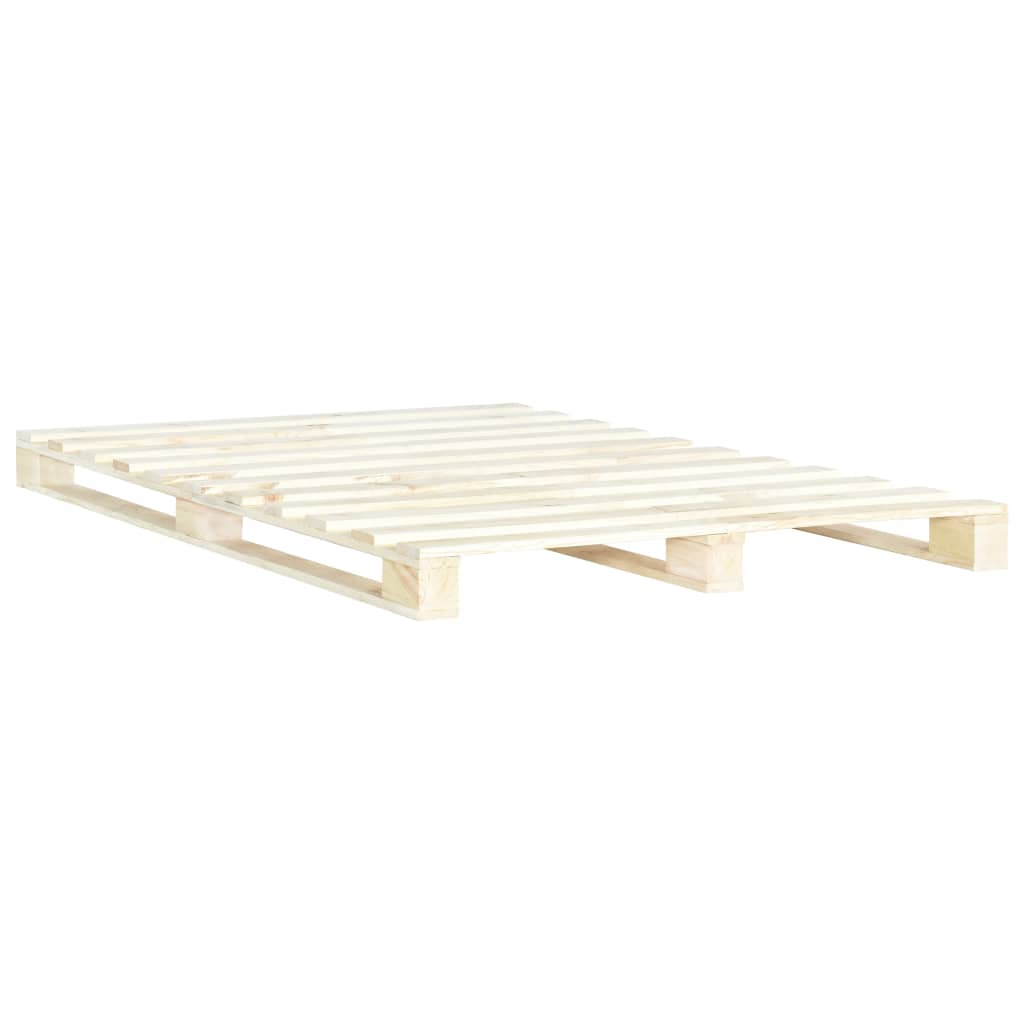 vidaXL Pallet Bed Frame without Mattress 140x200 cm Solid Wood Pine