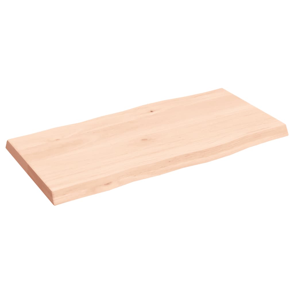 vidaXL Table Top 80x40x(2-4) cm Untreated Solid Wood Live Edge