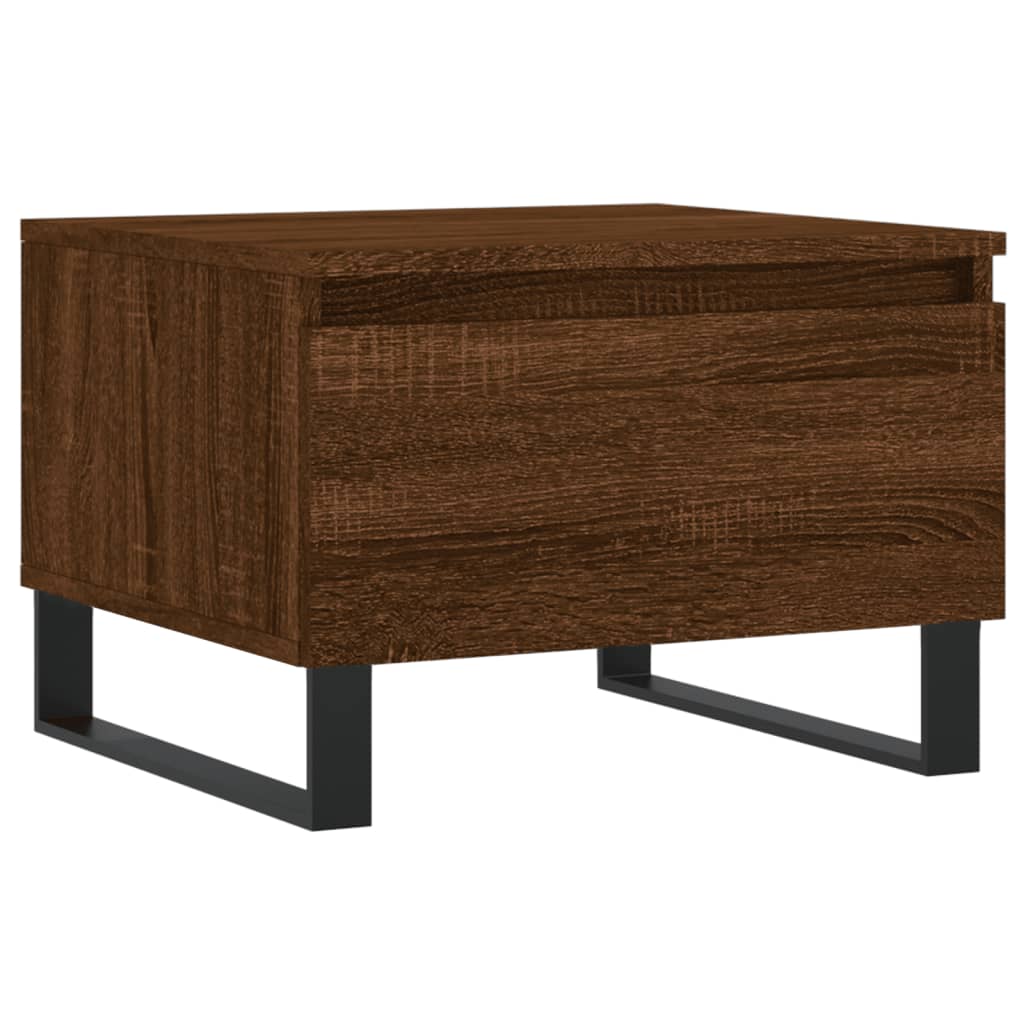 vidaXL Coffee Table Brown Oak 50x46x35 cm Engineered Wood