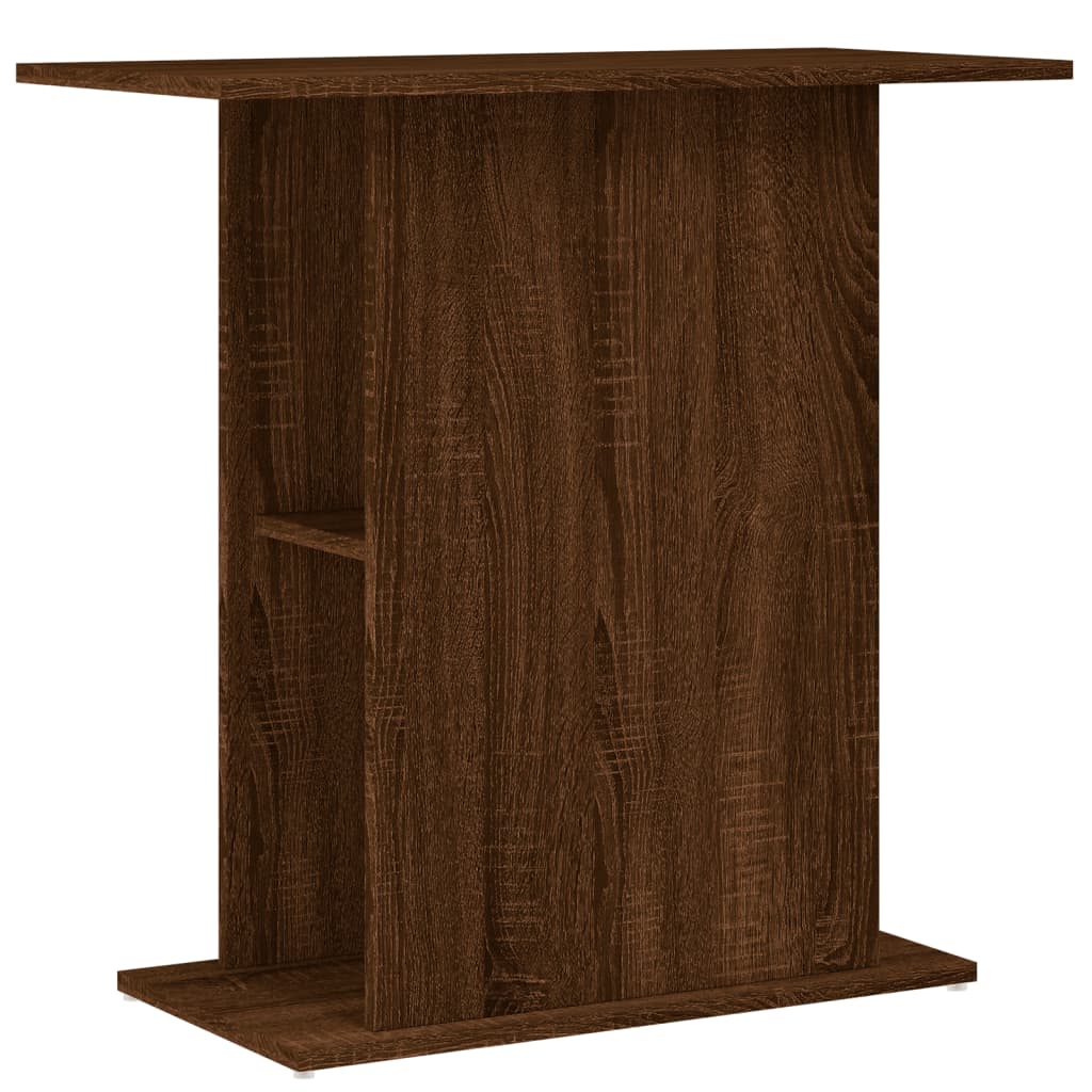 vidaXL Aquarium Stand Brown Oak 75x36x72.5 cm Engineered Wood