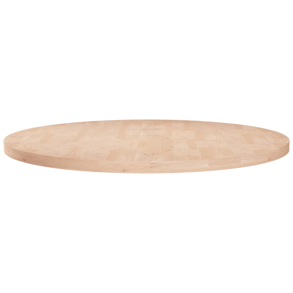 vidaXL Round Table Top Ø60x2,5 cm Untreated Solid Wood Oak