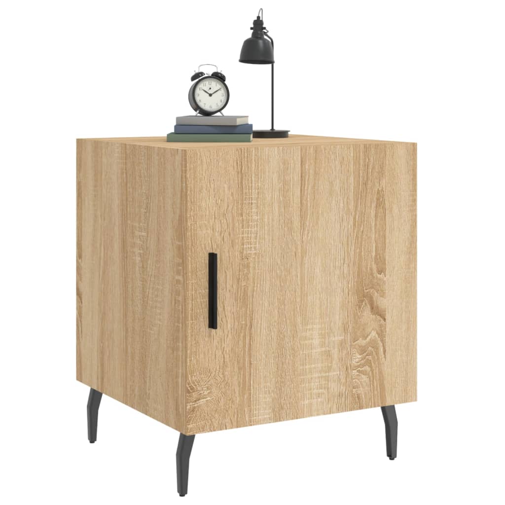 vidaXL Bedside Cabinet Sonoma Oak 40x40x50 cm Engineered Wood