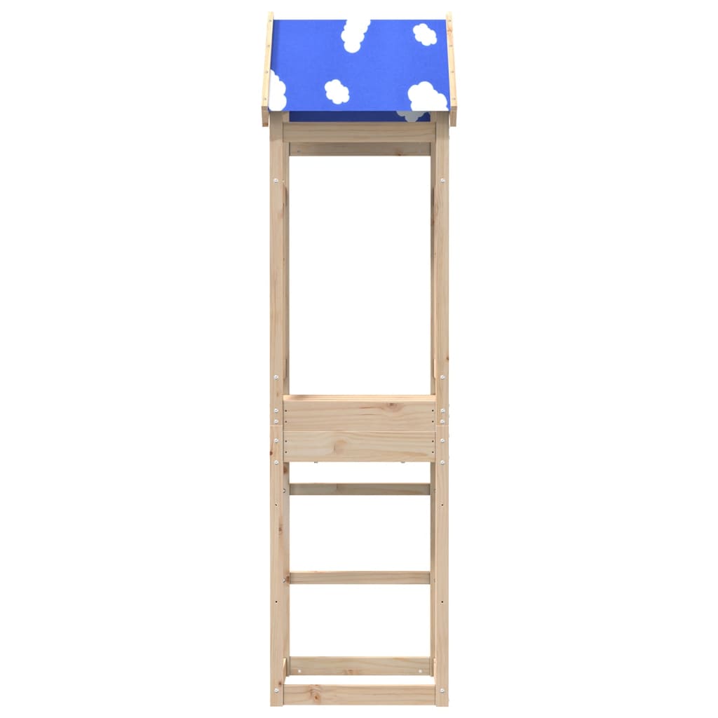 vidaXL Play Tower 52.5x46.5x208 cm Solid Wood Pine