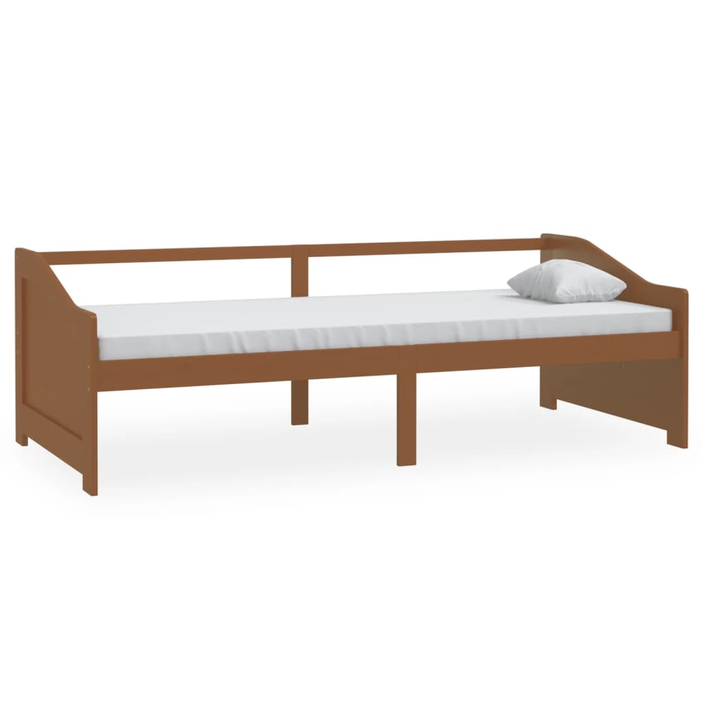 vidaXL 3-Seater Day Bed without Mattress Honey Brown 90x200 cm