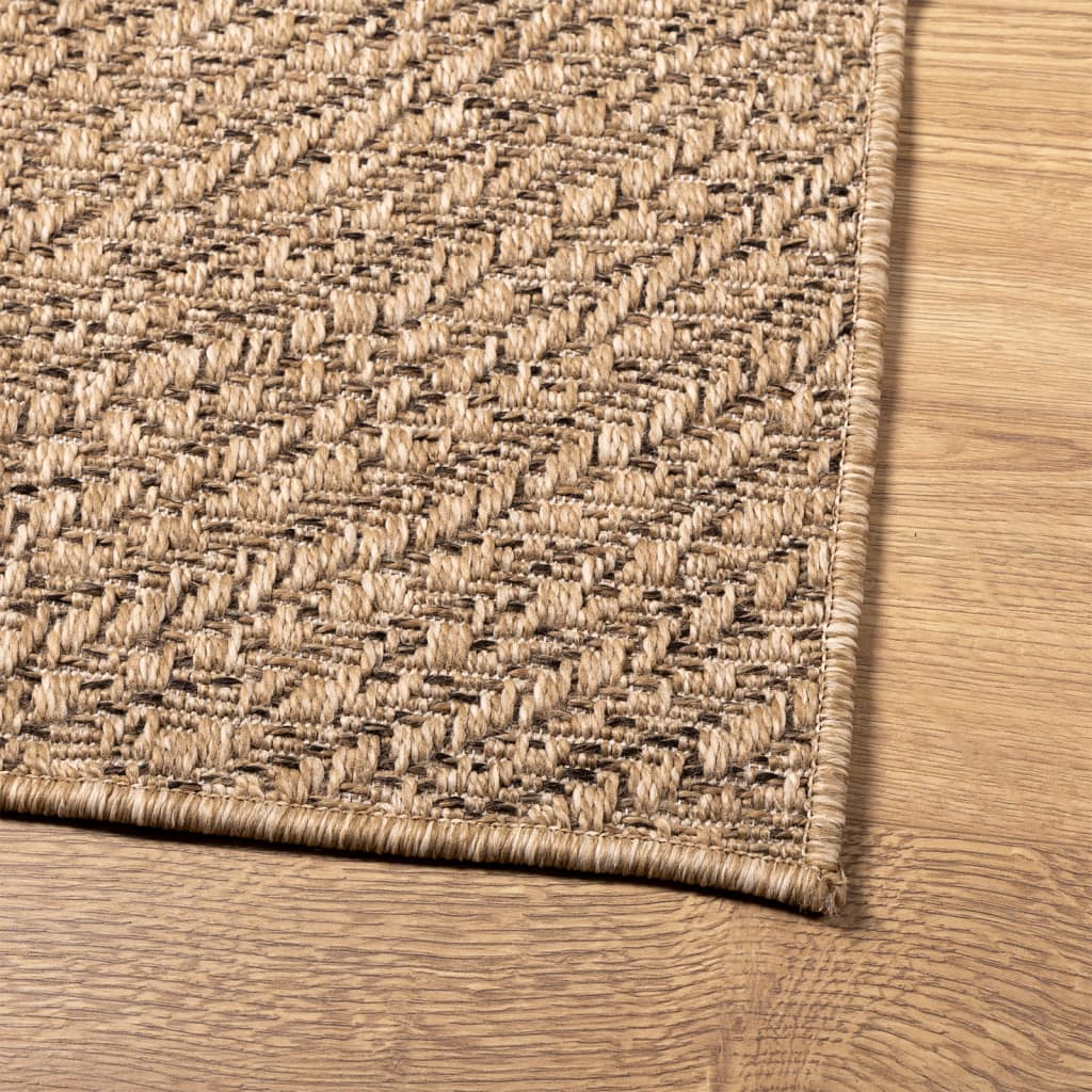 vidaXL Rug ZIZUR 200x290 cm Jute Look Indoor and Outdoor