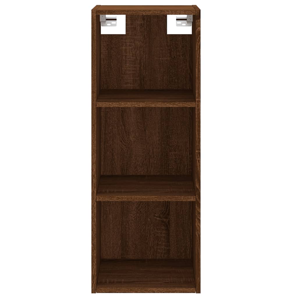 vidaXL Highboard Brown Oak 34.5x32.5x180 cm Engineered Wood
