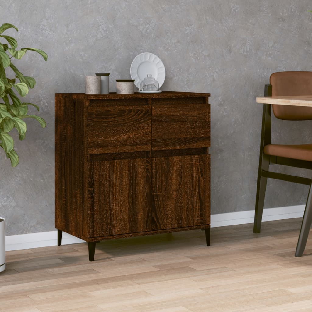 vidaXL Sideboard Brown Oak 60x35x70 cm Engineered Wood