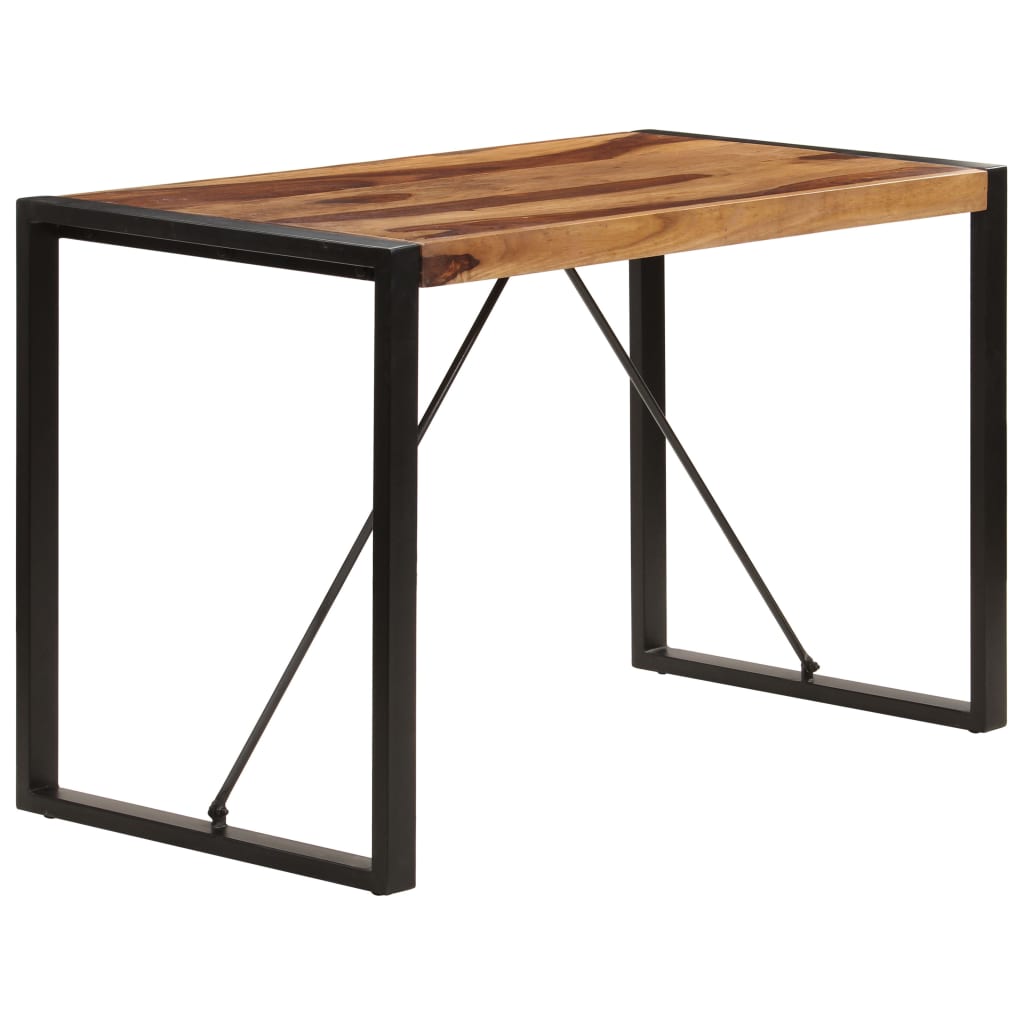 vidaXL Dining Table 120x60x76 cm Solid Sheesham Wood