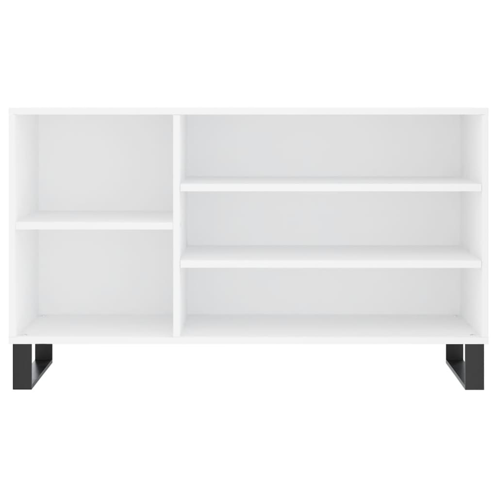 vidaXL Shoe Cabinet White 102x36x60 cm Engineered Wood