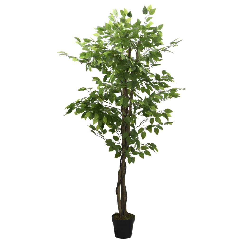 vidaXL Artificial Ficus Tree 1008 Leaves 180 cm Green