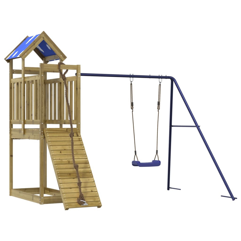 vidaXL Outdoor Playset Impregnated Wood Pine