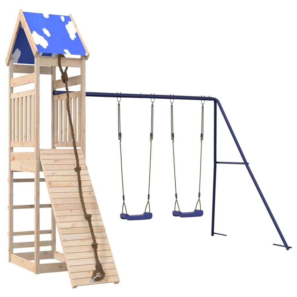 vidaXL Outdoor Playset Solid Wood Pine