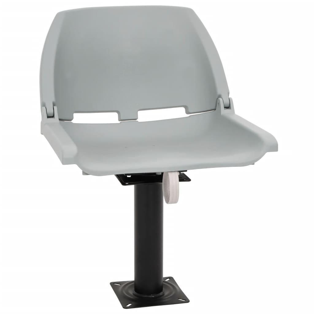 vidaXL Boat Seat with Pedestal 360° Rotatable