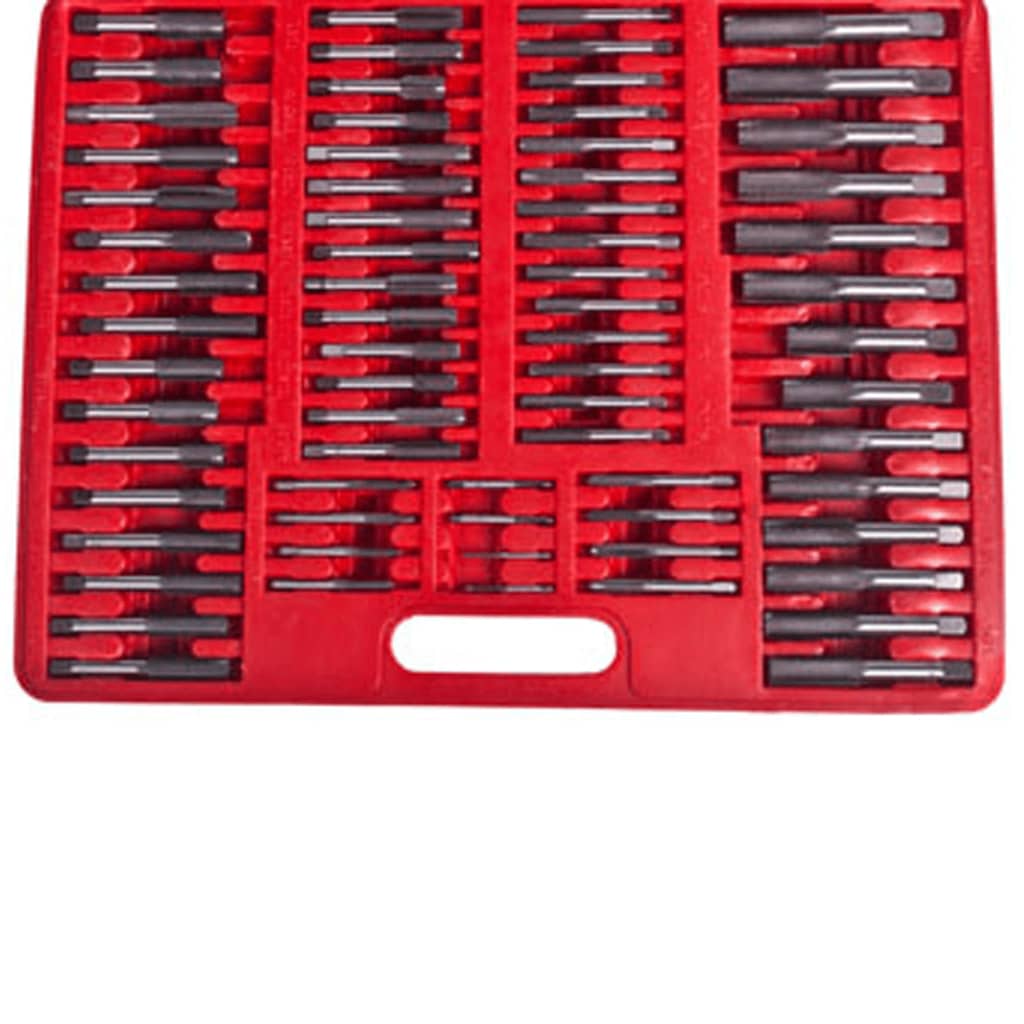 vidaXL Tap & Die Tool Set 111 piece