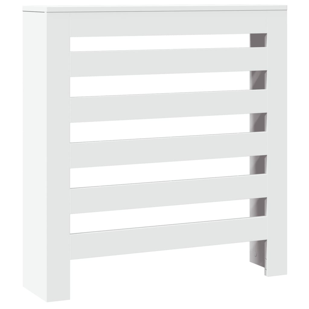 vidaXL Radiator Cover White 78x20x82 cm Engineered Wood