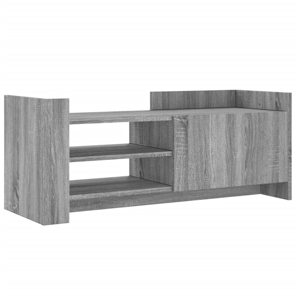 vidaXL TV Cabinet Grey Sonoma 100x35x40 cm Engineered Wood