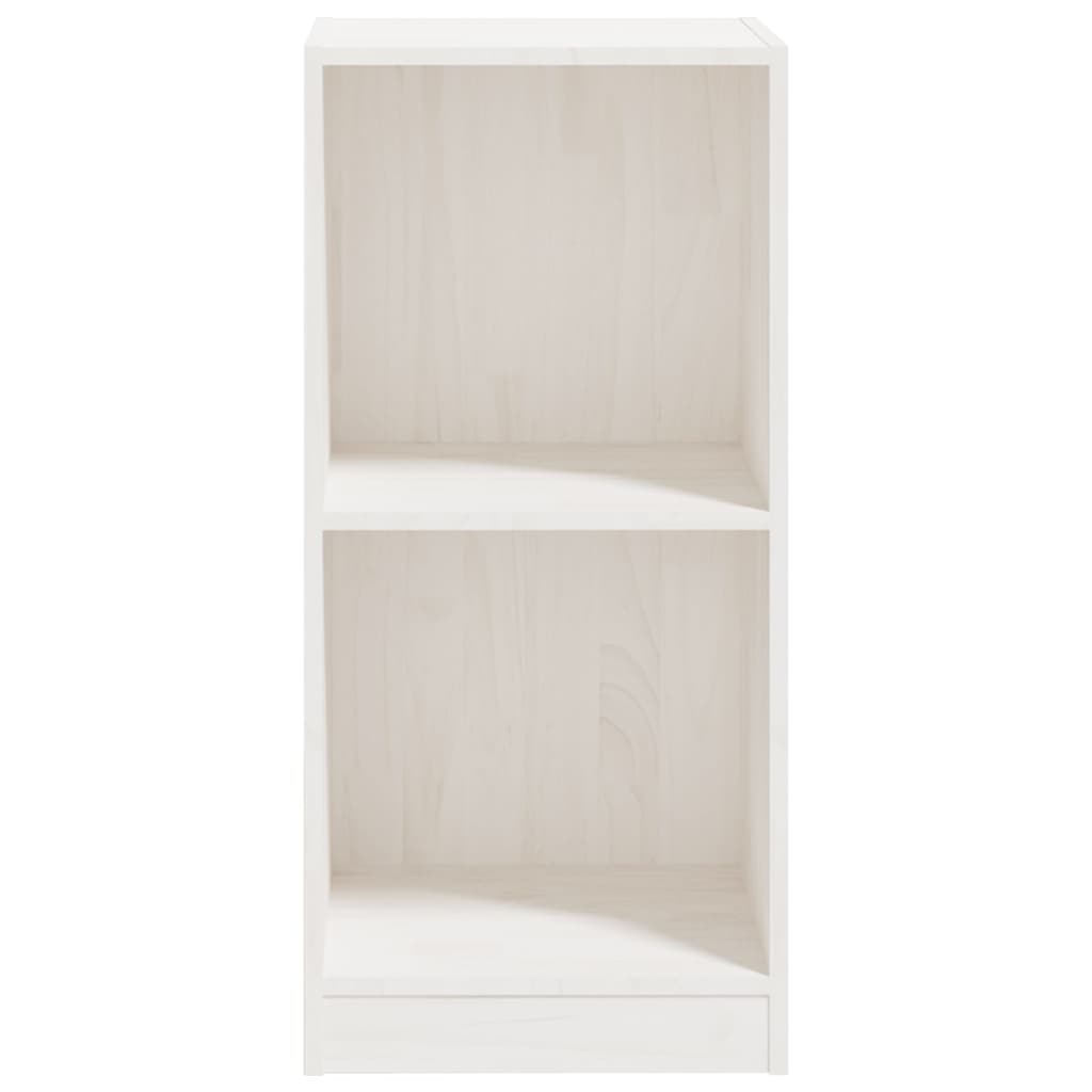 vidaXL Side Cabinet White 35.5x33.5x76 cm Solid Pinewood