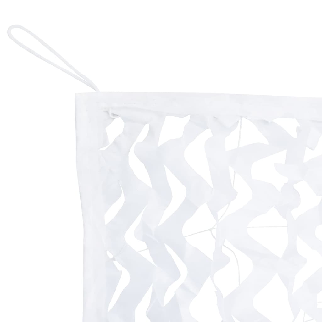 vidaXL Camouflage Net with Storage Bag 292x213 cm White