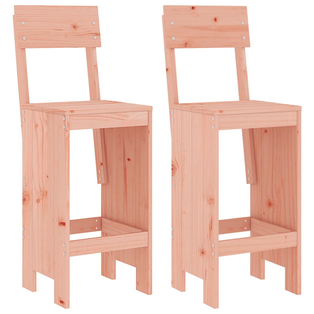 vidaXL Bar Stools 2 pcs 40x48.5x115.5 cm Solid Wood Douglas