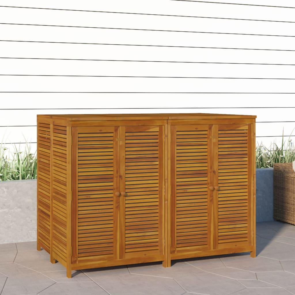 vidaXL Garden Storage Box 140x87x104 cm Solid Wood Acacia