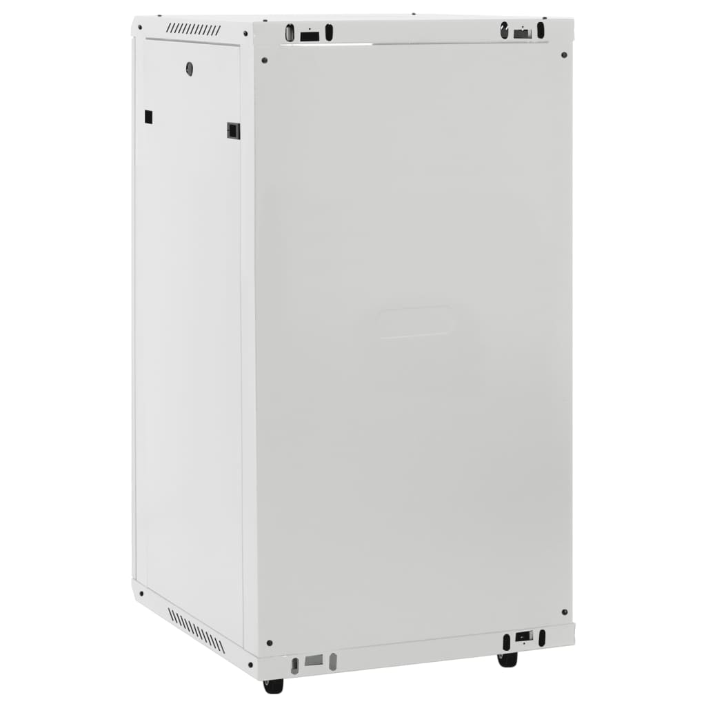 vidaXL 22U Network Cabinet 19" IP20 Grey 60x60x120 cm