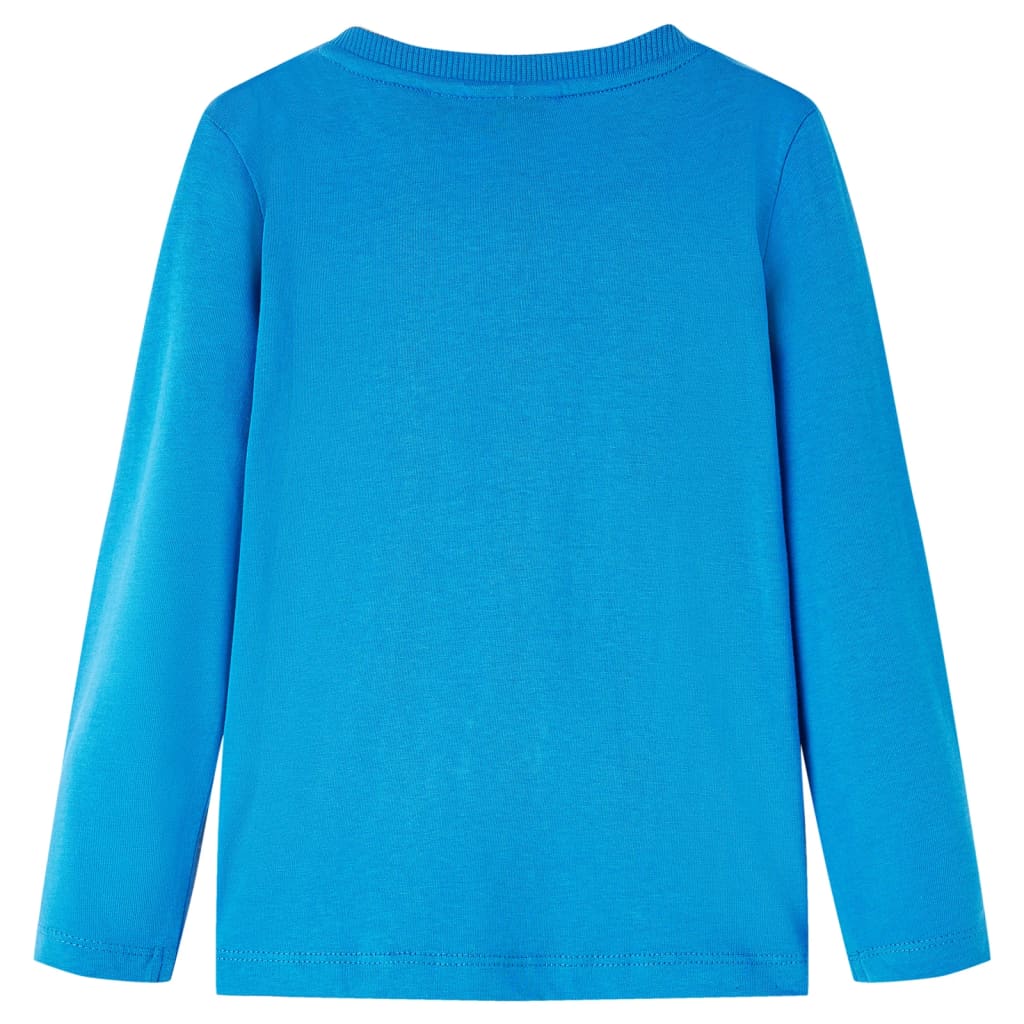 Kids' T-shirt with Long Sleeves Cobalt Blue 104