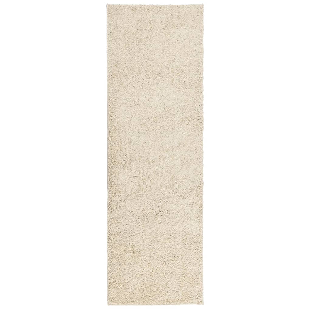 vidaXL Shaggy Rug PAMPLONA High Pile Modern Gold 80x250 cm