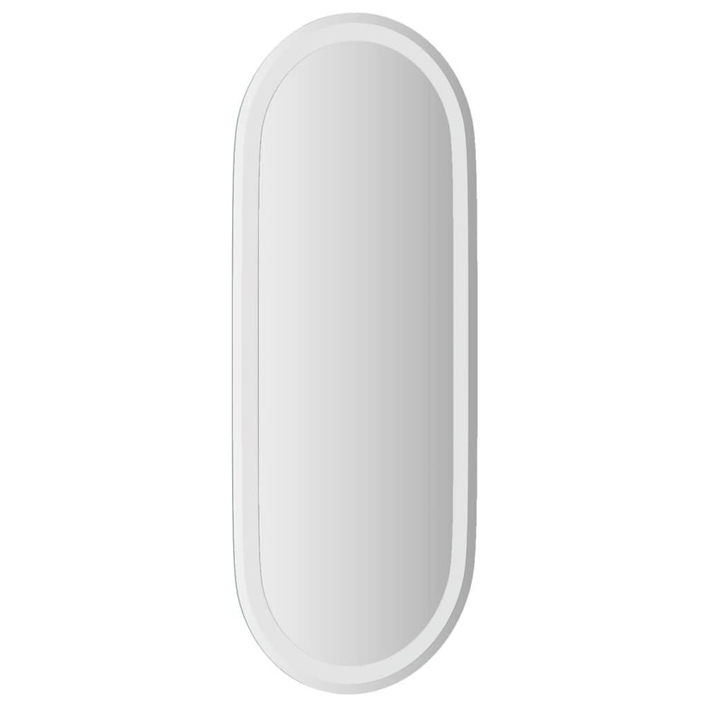 vidaXL LED Bathroom Mirror 90x40 cm Oval