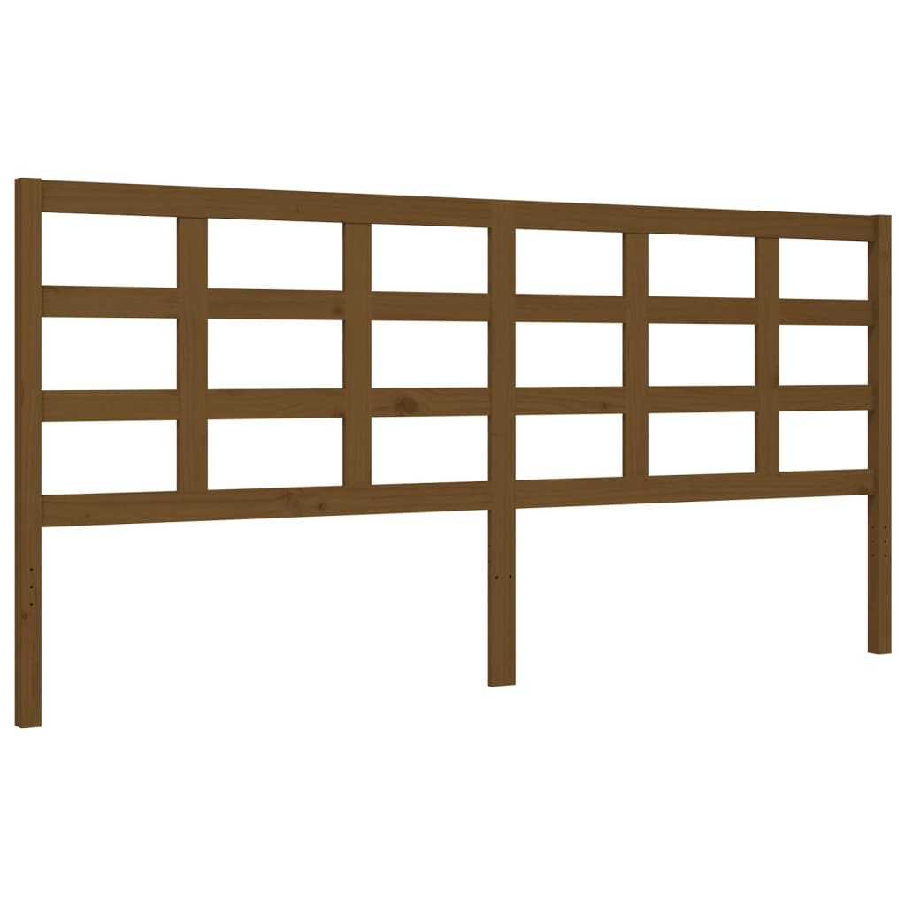 vidaXL Bed Frame without Mattress Honey Brown 200x200 cm Solid Wood Pine