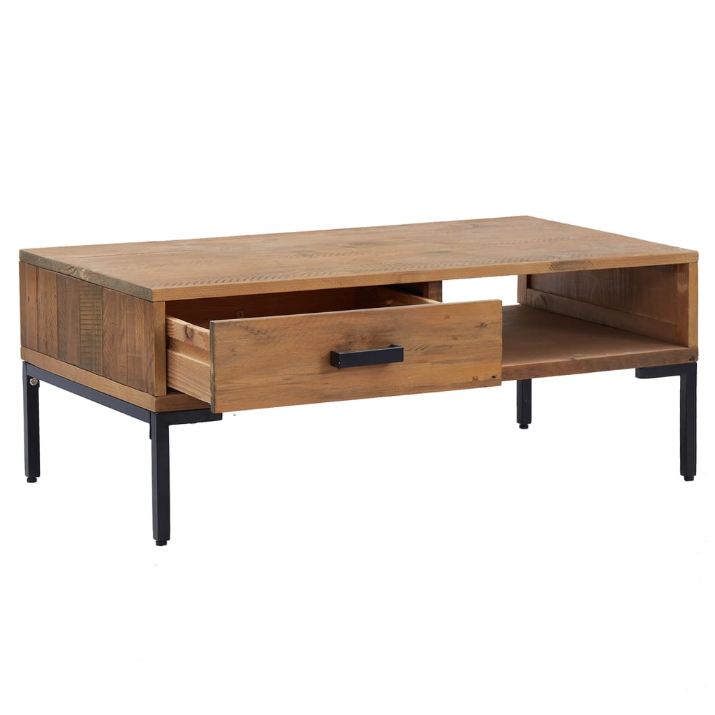 vidaXL Coffee Table 90x50x35 cm Solid Pinewood