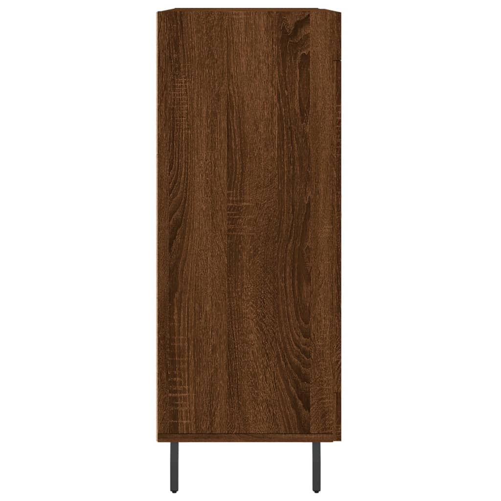 vidaXL Sideboard Brown Oak 69.5x34x90 cm Engineered Wood