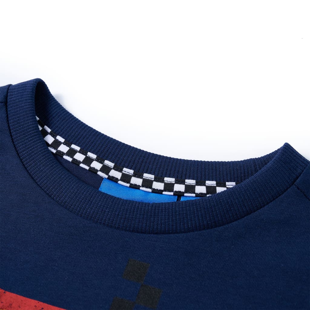 Kids' T-shirt with Long Sleeves Navy 140