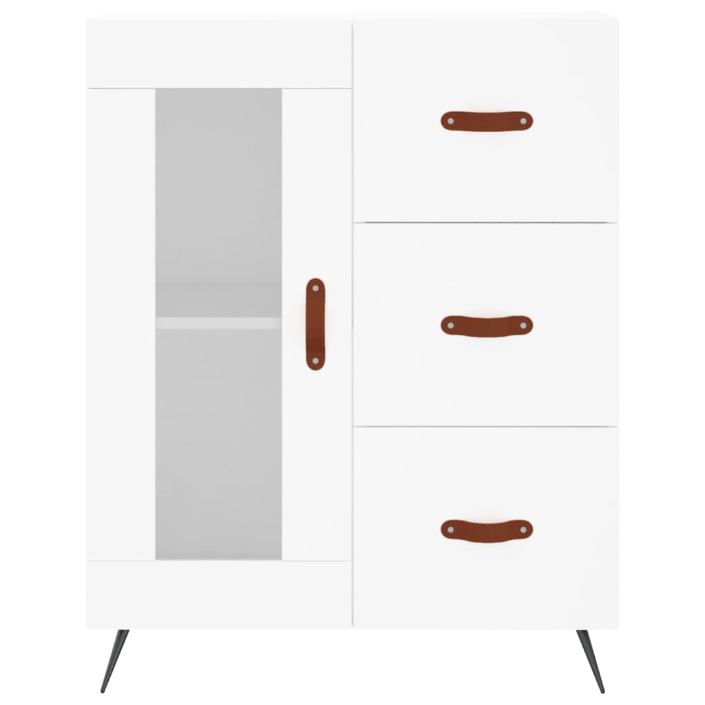 vidaXL Highboard White 69.5x34x180 cm Engineered Wood