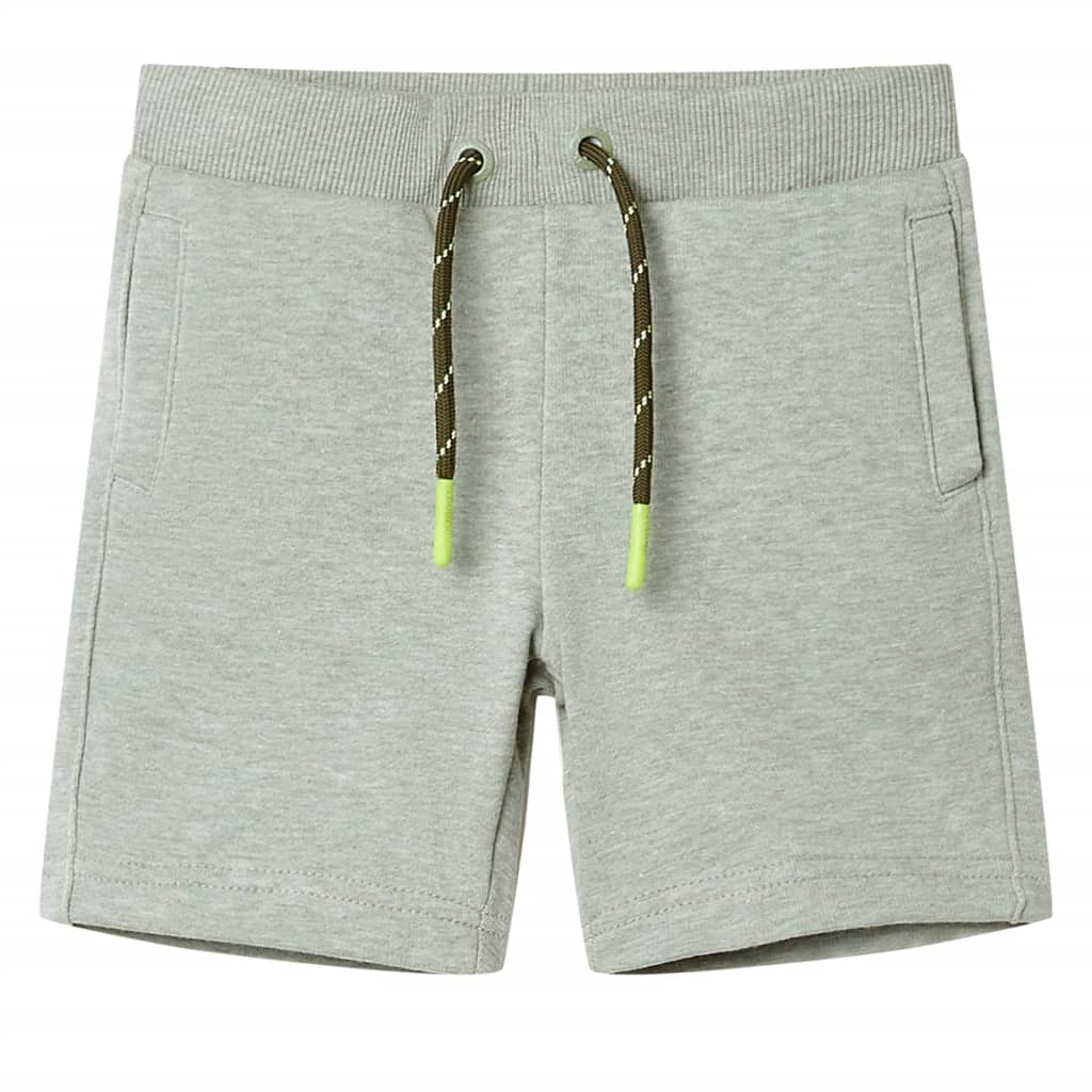 Kids' Shorts with Drawstring Light Khaki Melange 104