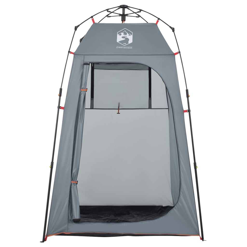 vidaXL Privacy Tent Grey Quick Release Waterproof