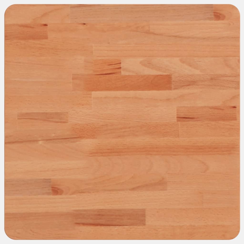 vidaXL Table Top 40x40x1.5 cm Square Solid Wood Beech