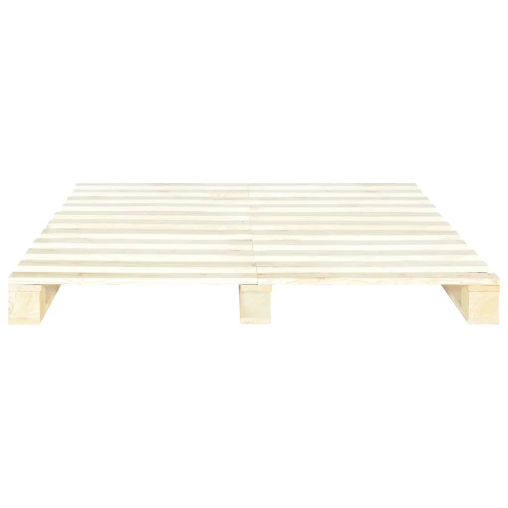 vidaXL Pallet Bed Frame without Mattress 140x200 cm Solid Wood Pine