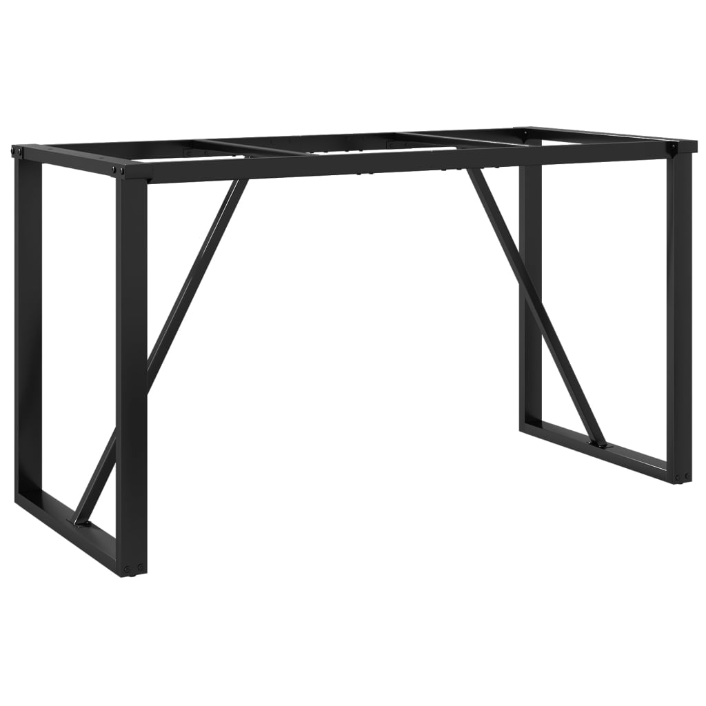 vidaXL Dining Table Legs O-Frame 140x60x73 cm Cast Iron