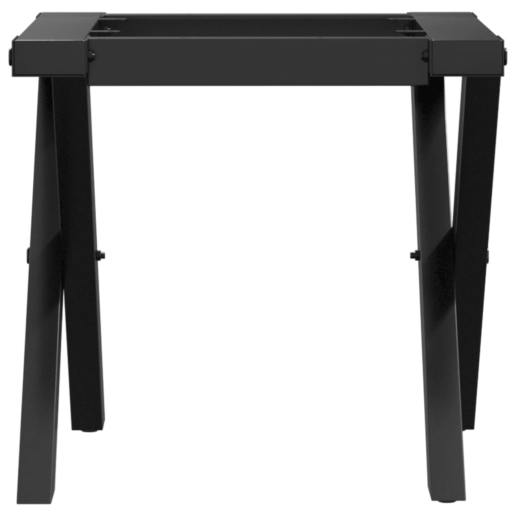 vidaXL Coffee Table Legs X-Frame 40x40x33 cm Cast Iron