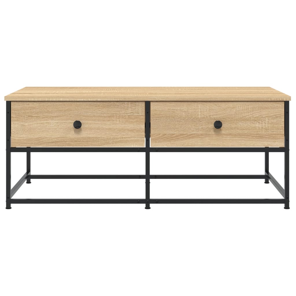 vidaXL Coffee Table Sonoma Oak 100x51x40 cm Engineered Wood