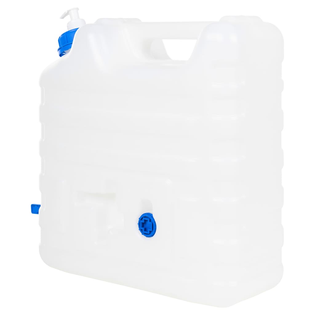 vidaXL Water Container with Tap and Soap Dispenser 15 L Plastic