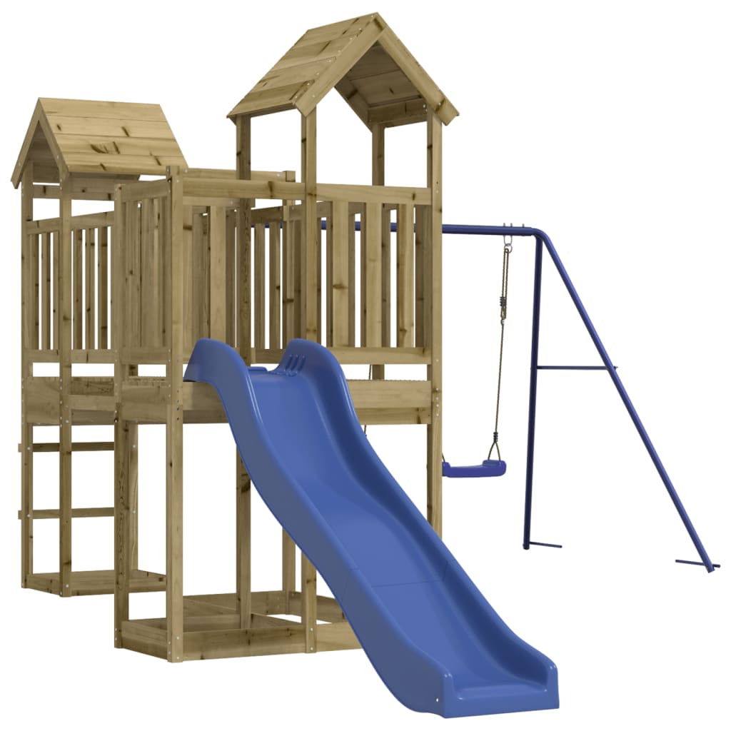 vidaXL Outdoor Playset Impregnated Wood Pine