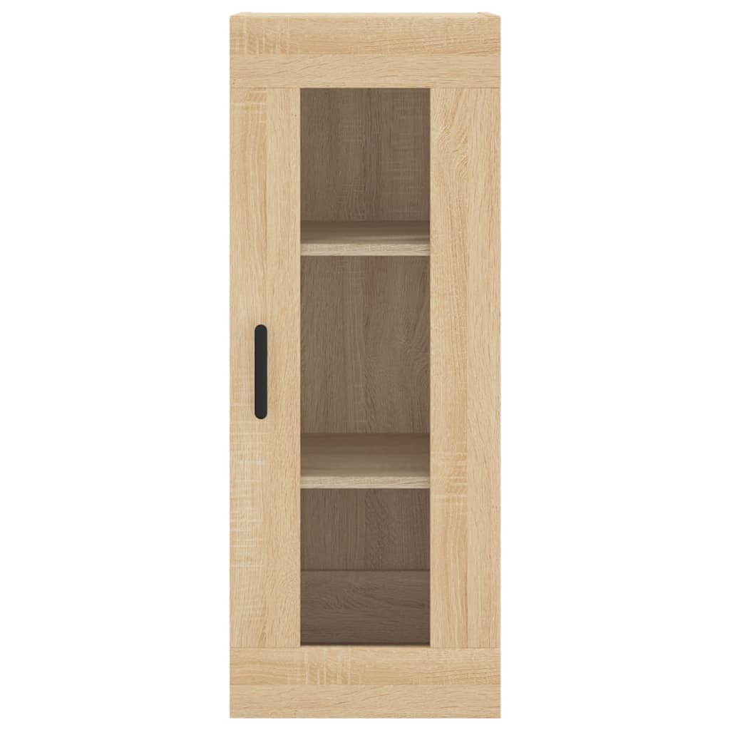 vidaXL Wall Mounted Cabinet Sonoma Oak 34.5x34x90 cm