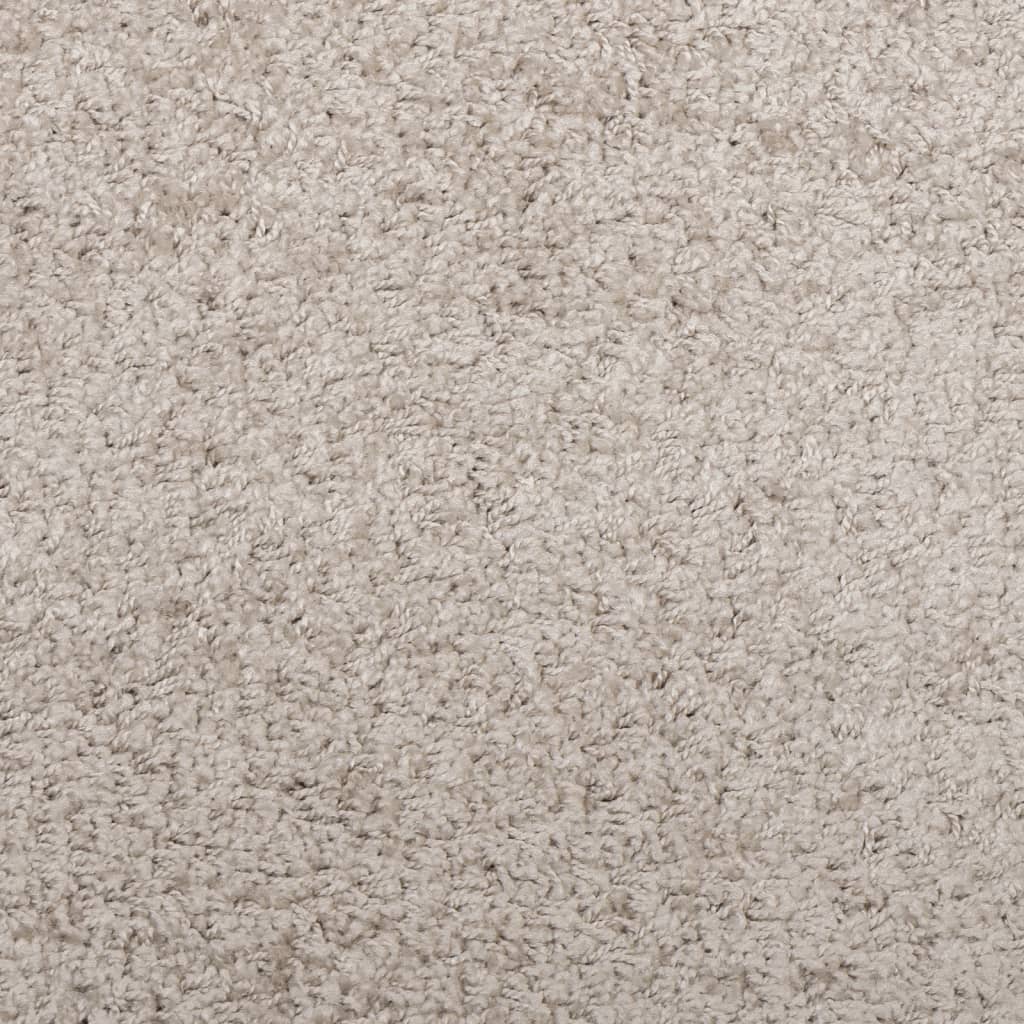 vidaXL Shaggy Rug PAMPLONA High Pile Modern Beige 160x230 cm